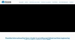 Desktop Screenshot of poseidon-intl.com